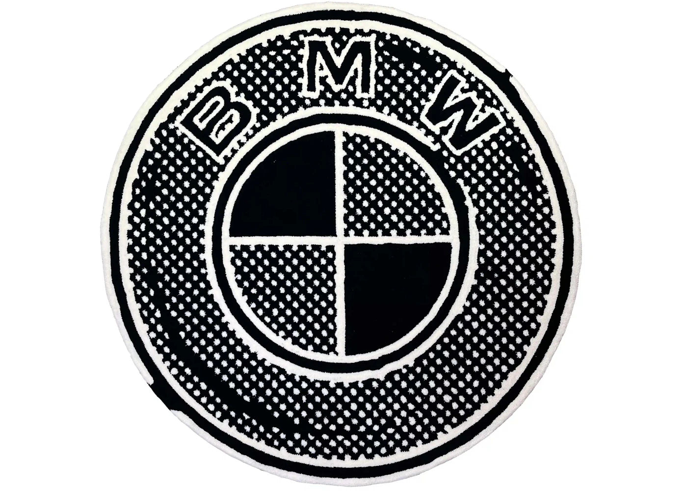 Joshua Vides - BMW Logo Halftone 4ft Rug -1