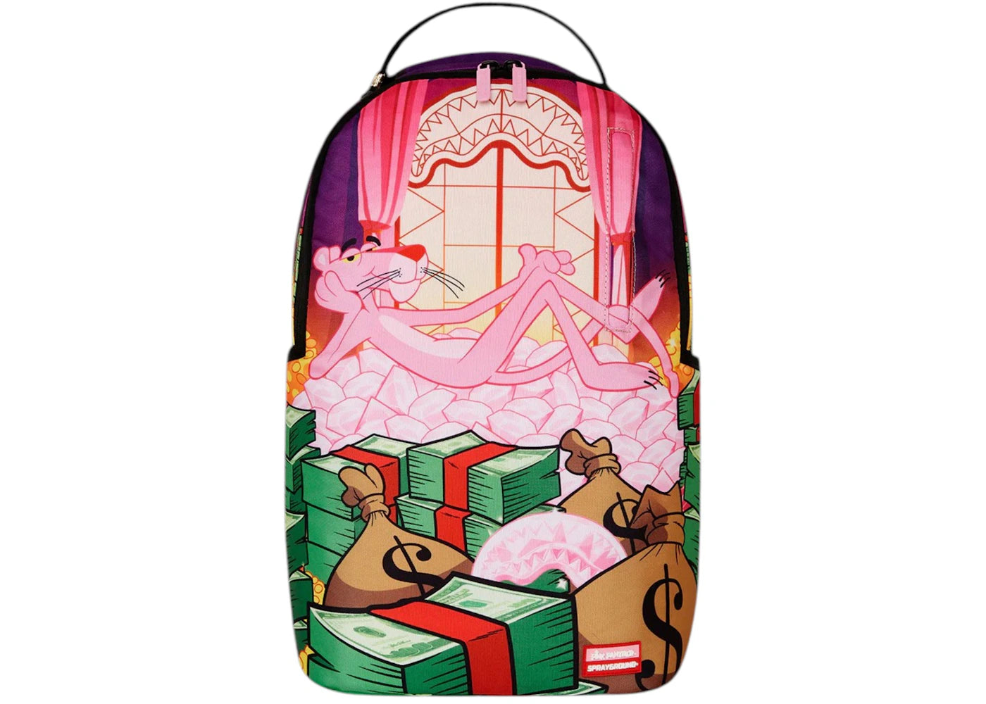 Sprayground Pink Panther Fortress Of Money Tude Backpack Multicolor -1