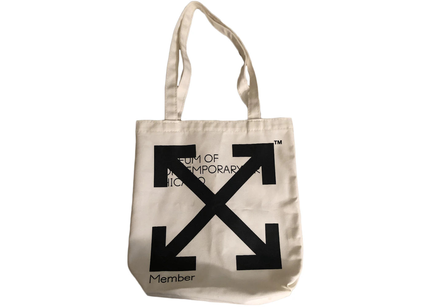 Virgil Abloh x MCA Tote Bag White -1