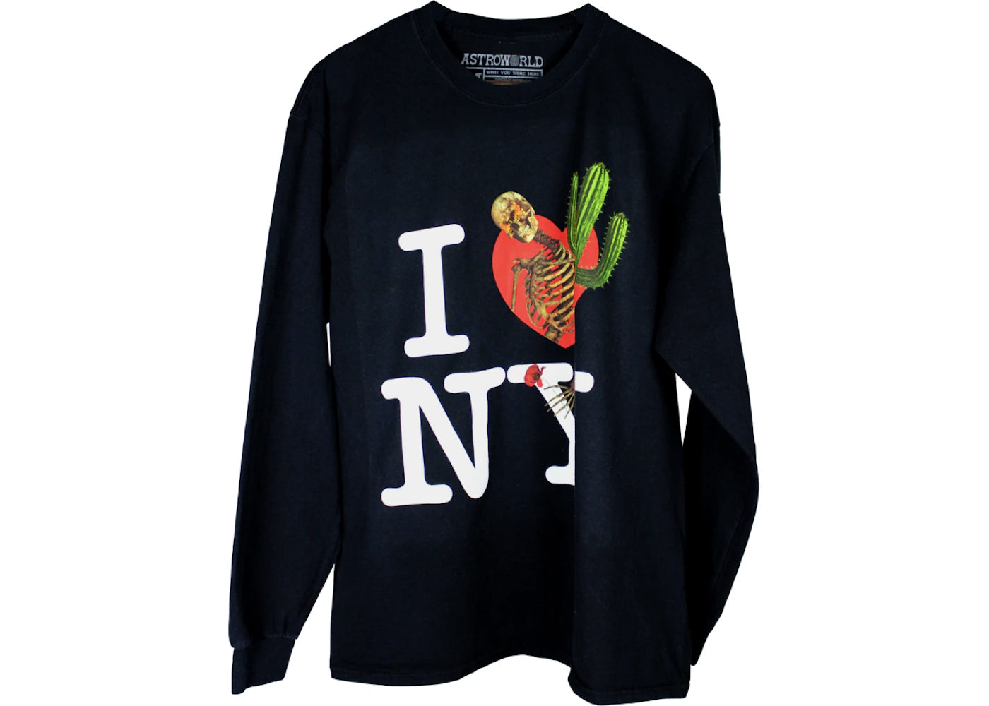 Travis Scott Astroworld I Love NY L/S Tee Black -1