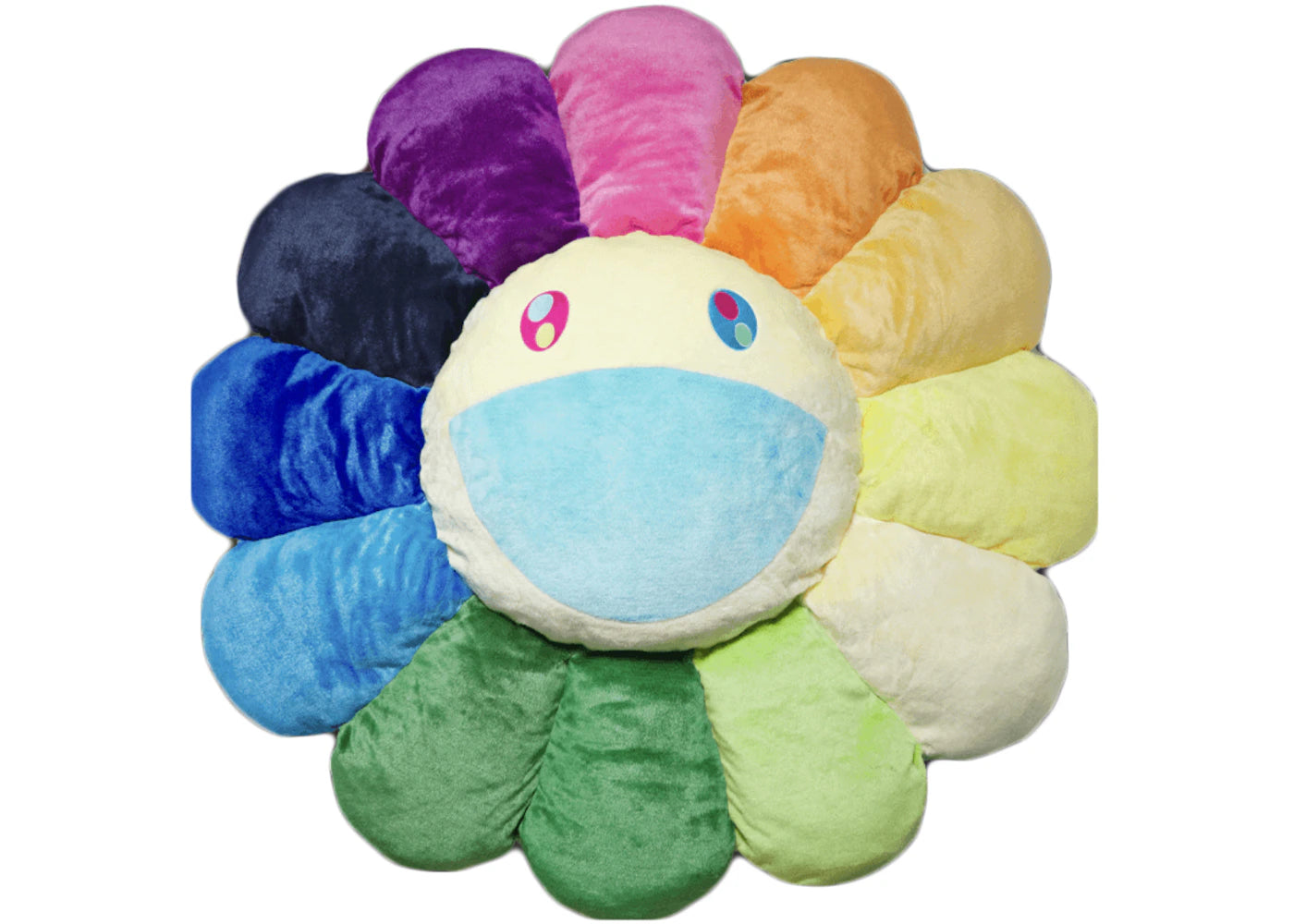 Takashi Murakami KK Flower Plush 60CM Rainbow/White -1