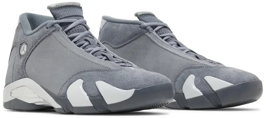 Pair Jordan 14 Retro Flint Grey