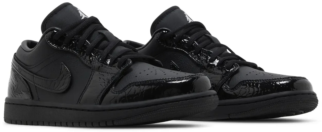 Jordan 1 Low SE Patent Elephant Black (w)