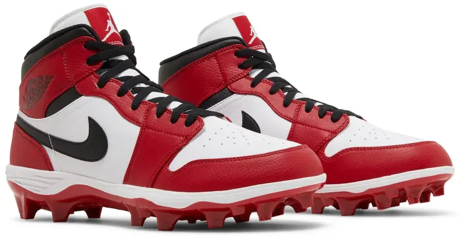 Pair Jordan 1 Mid TD Cleat Chicago (2023)