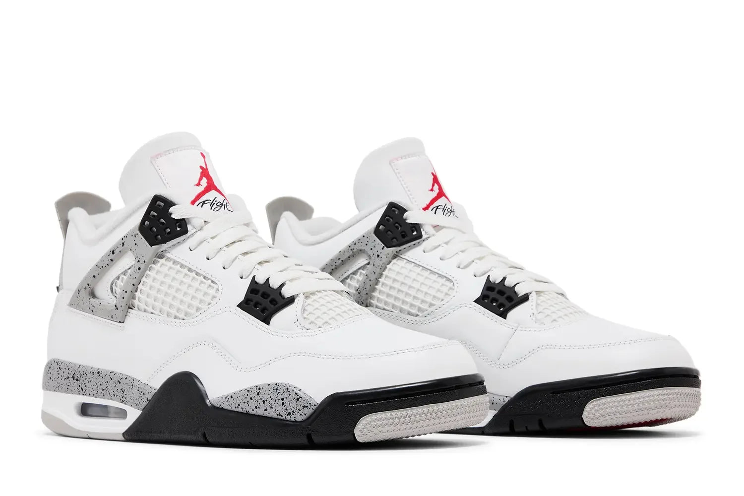 Pair Jordan 4 Retro White Cement (2025)