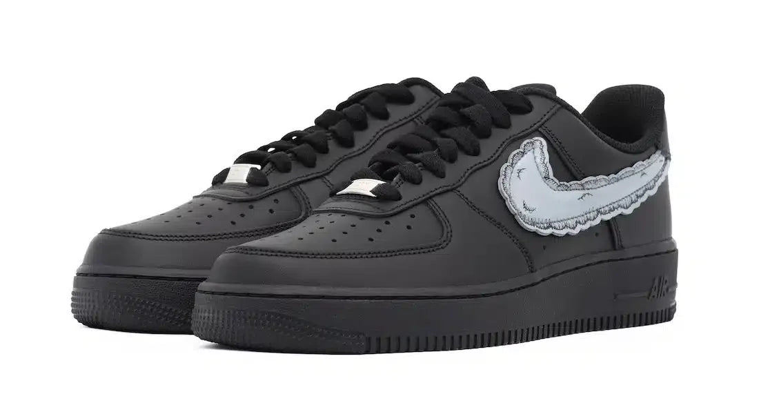 Pair Nike Air Force 1 Low '07 Black (KAWS Sky High Farm Workwear Edition)