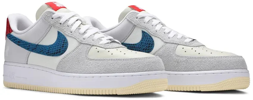 Pair Nike Air Force 1 Low SP Undefeated 5 On It Dunk vs. AF1