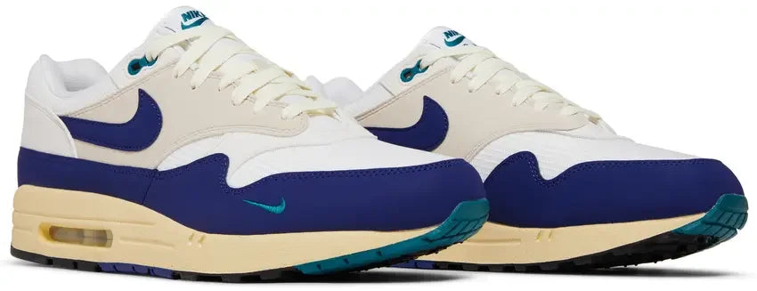Pair Nike Air Max 1 Athletic Department Deep Royal Blue