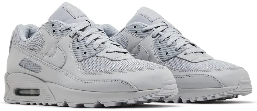 Pair Nike Air Max 90 Recraft Wolf Grey