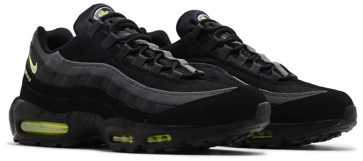 Nike Air Max 95 Retro Logo Black Grey Volt