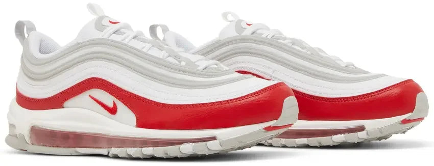Pair Nike Air Max 97 White University Red