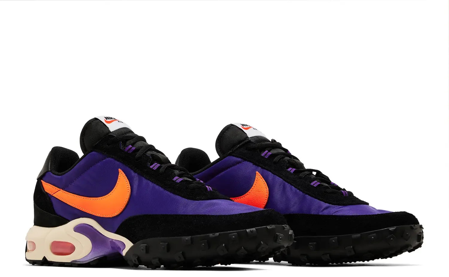 Pair Nike Air Max Waffle Racer SP Voltage Purple