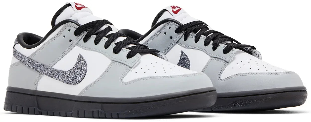 Nike Dunk Low LX Glitter Swoosh White Light Smoke Grey (W)