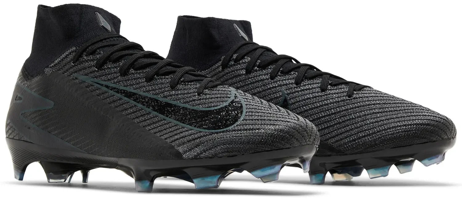Pair Nike Mercurial Superfly 10 Elite FG Black Deep Jungle