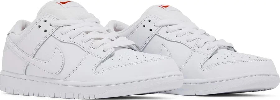Pair Nike SB Dunk Low Pro Triple White