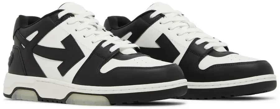 Pair Off-White Out Of Office Calf Leather Panda