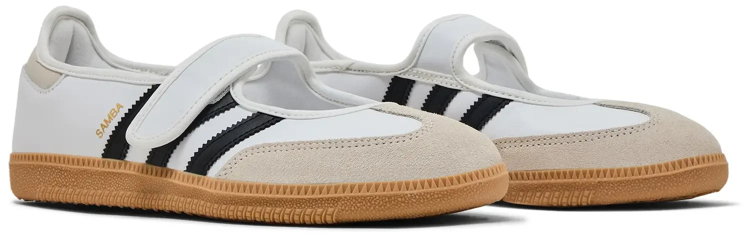 Pair adidas Samba Jane White Black Gum (W)