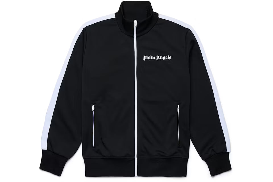 Palm Angels Classic Track Jacket Black/White SS22
