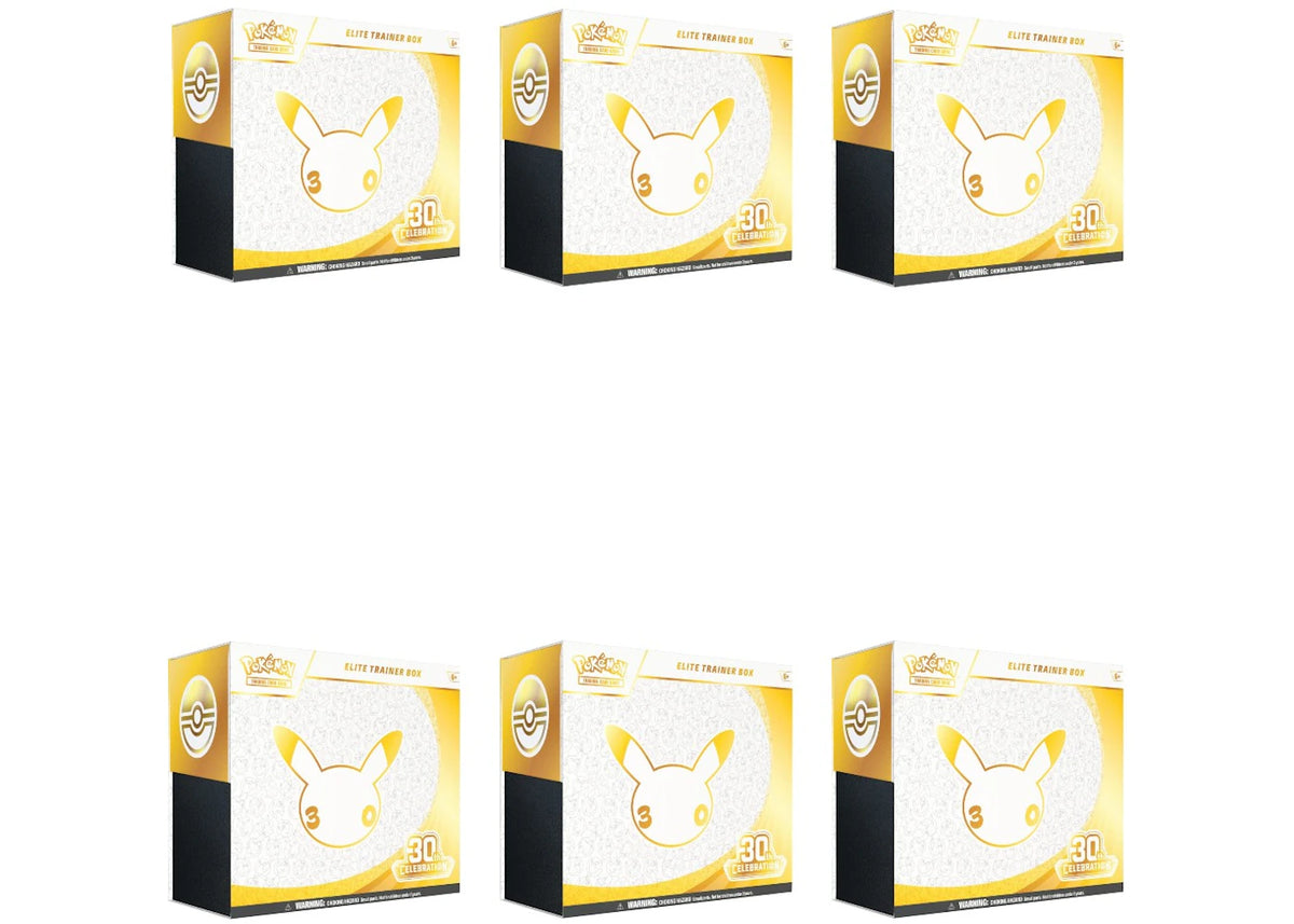 2026 Pokémon Mega Evolution 30th Celebration Elite Trainer Box 6x Lot -1