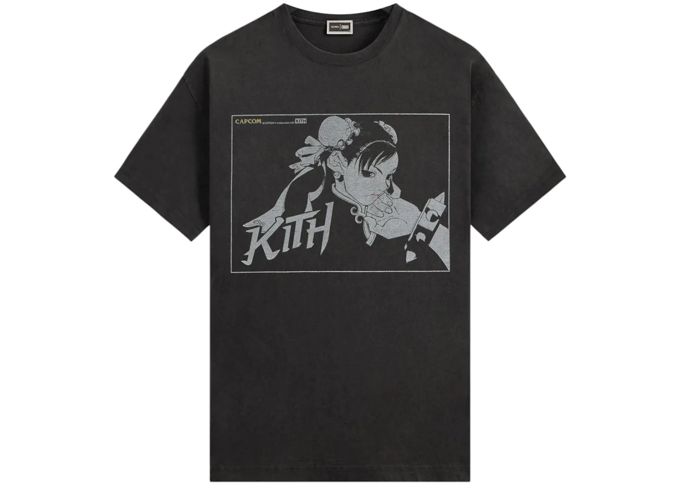Kith x Capcom Chun Li Vintage Tee Black -1