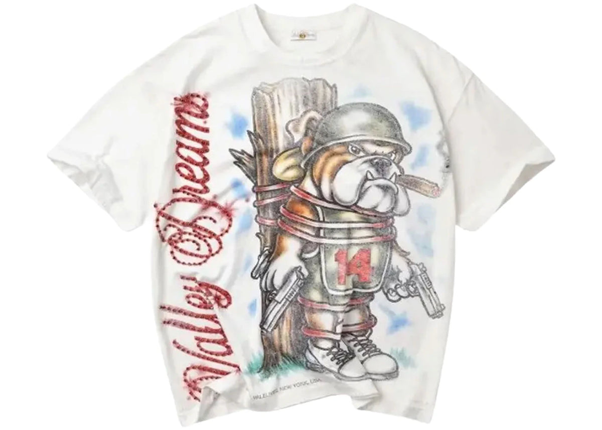 Vale Forever Bling Dog War Tee White -1