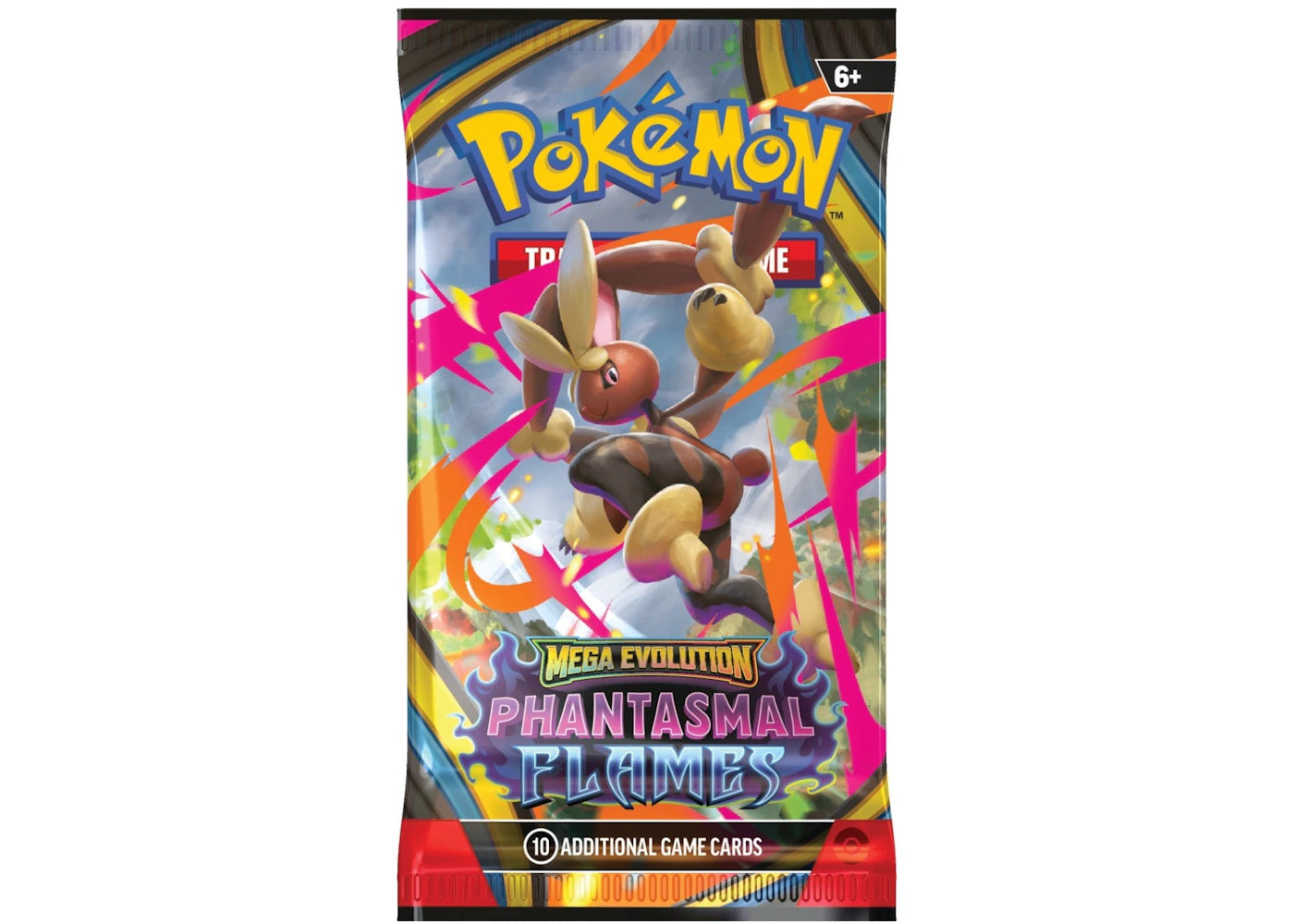2025 Pokémon Mega Evolution Phantasmal Flames Mega Lopunny Booster Pack -1