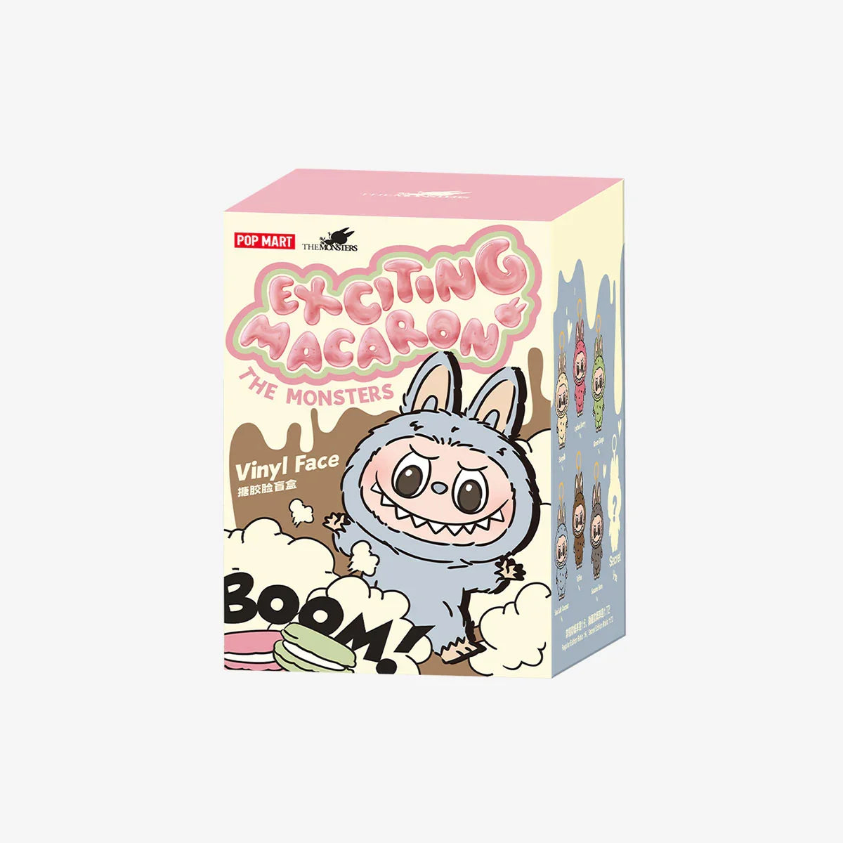 Pop Mart Labubu The Monsters Exciting Macarons Vinyl Face Sealed Box