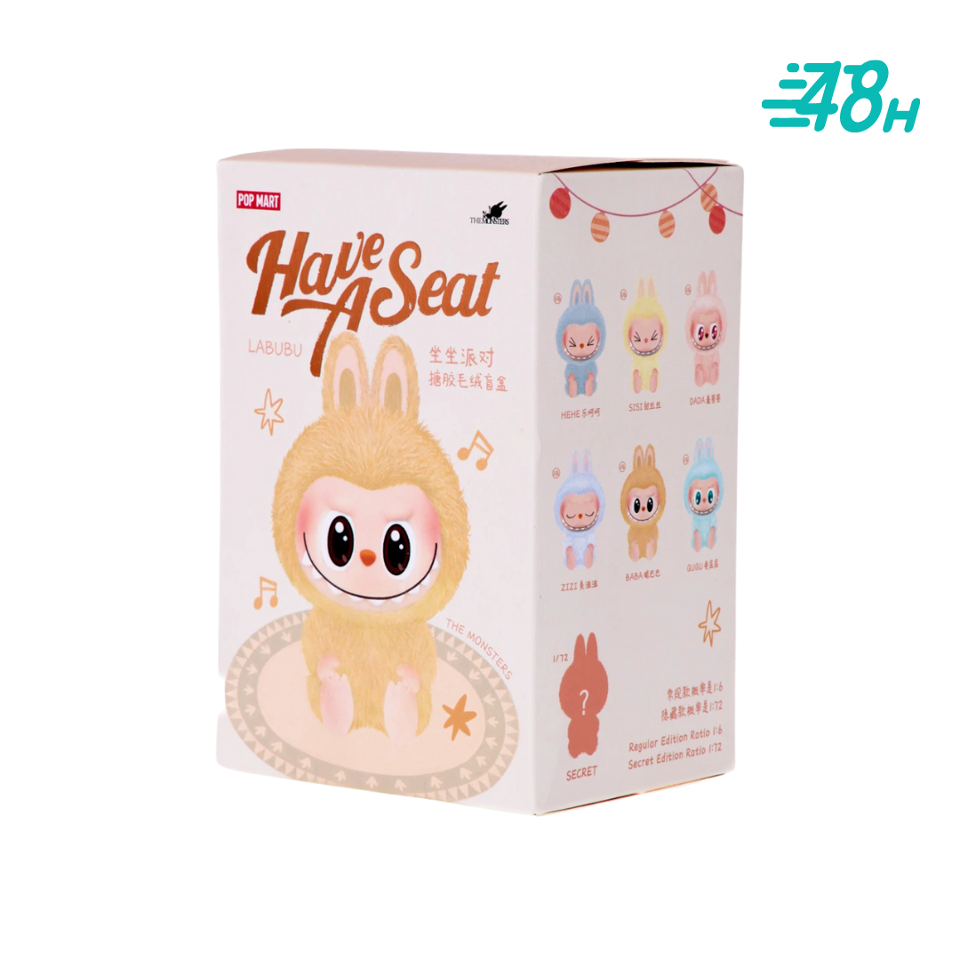 Pop Mart Labubu The Monsters Have a Seat Vinyl Plush Blind Box