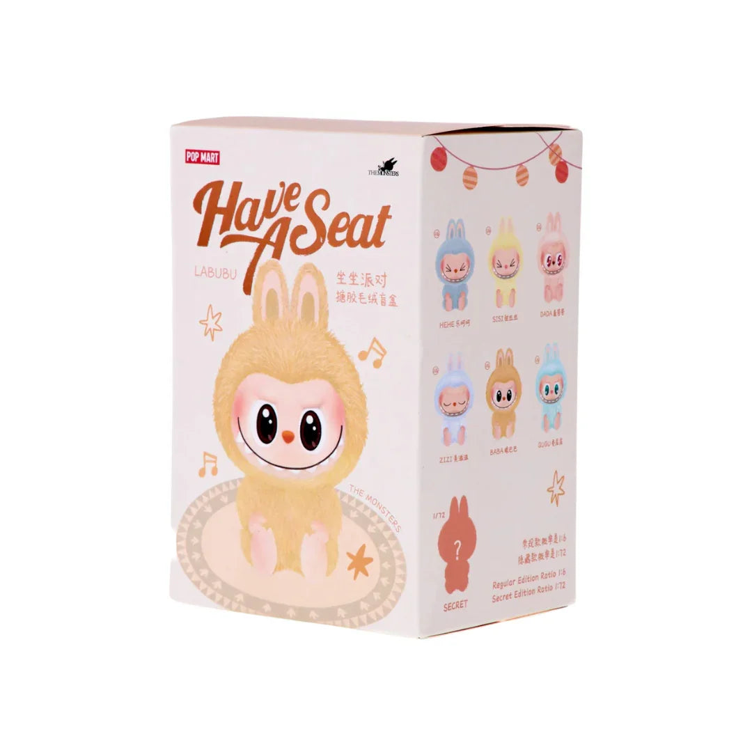 Pop Mart Labubu The Monsters Have a Seat Vinyl Plush Blind Box
