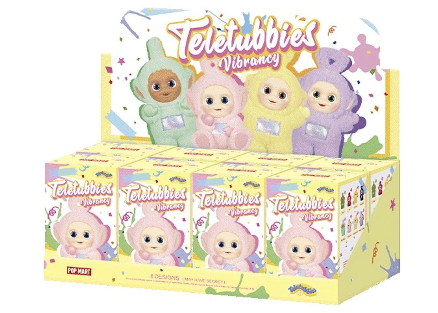 Pop Mart Teletubbies Vibrancy Series Figures Sealed Case (8
