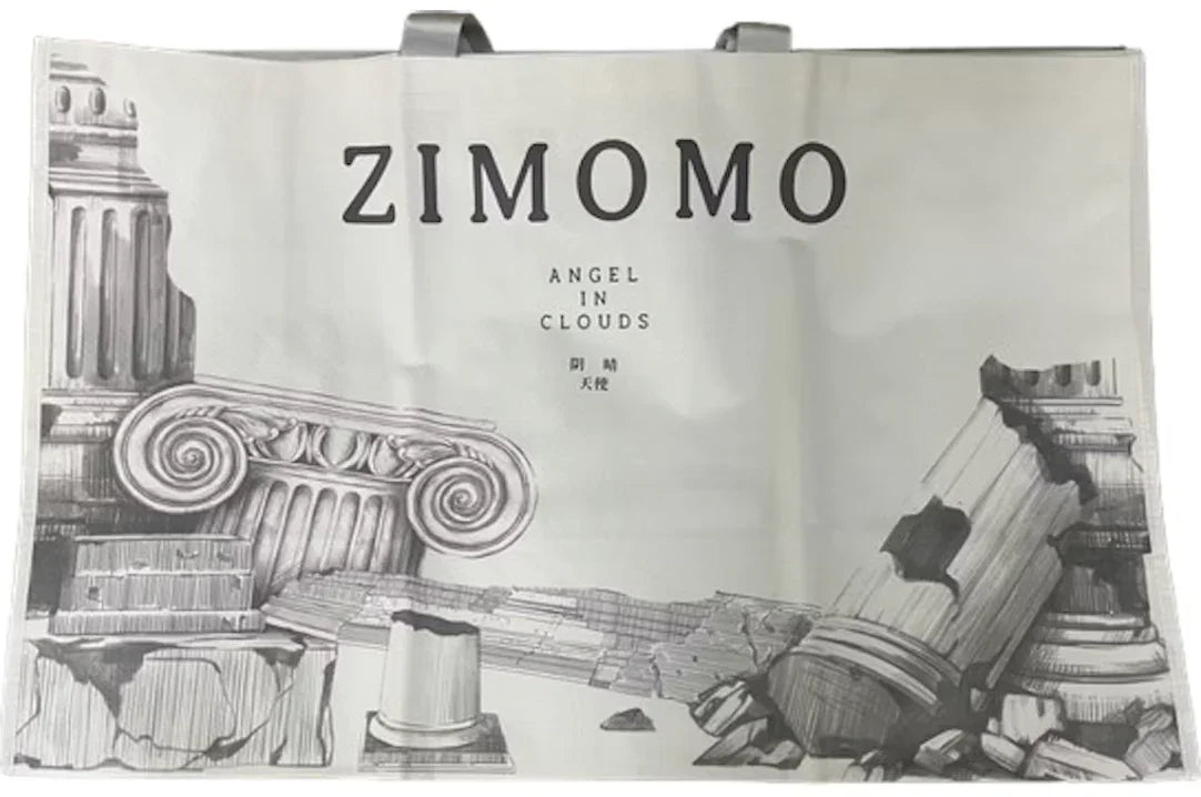 Pop Mart The Monsters Labubu Zimomo Angel in Clouds Figure Tote Bag
