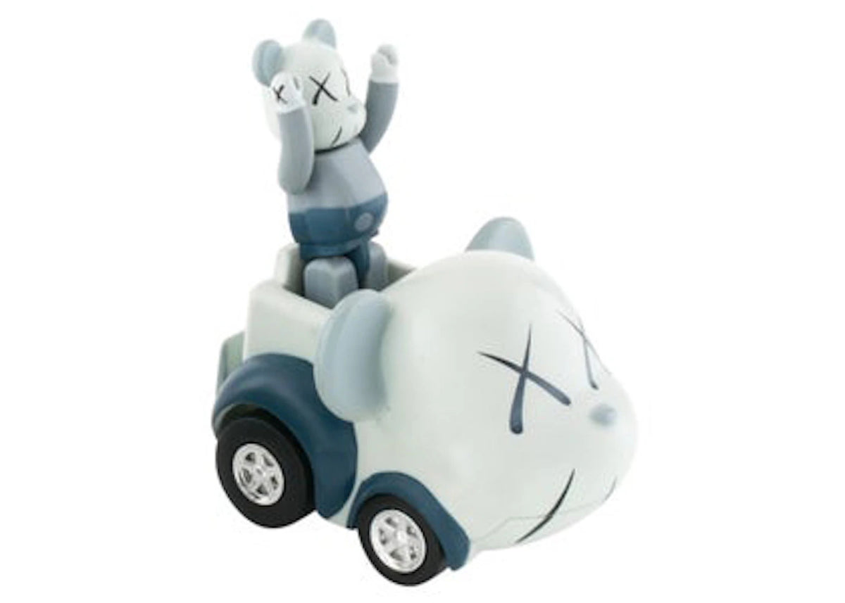 KAWS x Bearbrick x Takara Tomy Choro-Q Figure & Car Set Grey -1