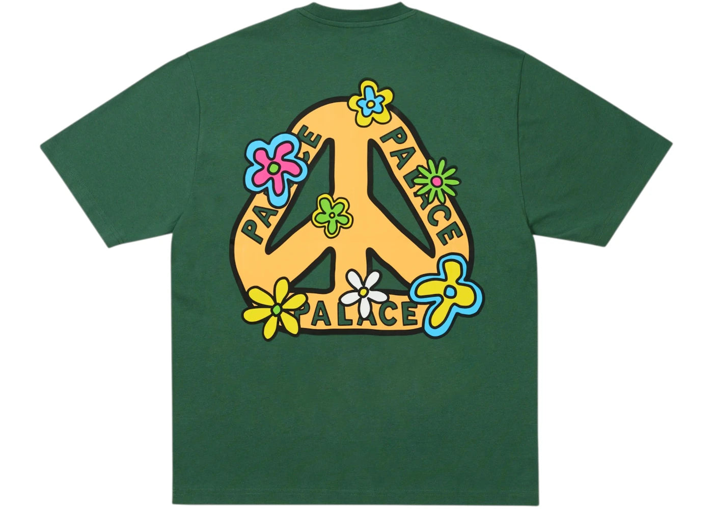 Palace Me Myself And Tri T-Shirt Racey Green -1
