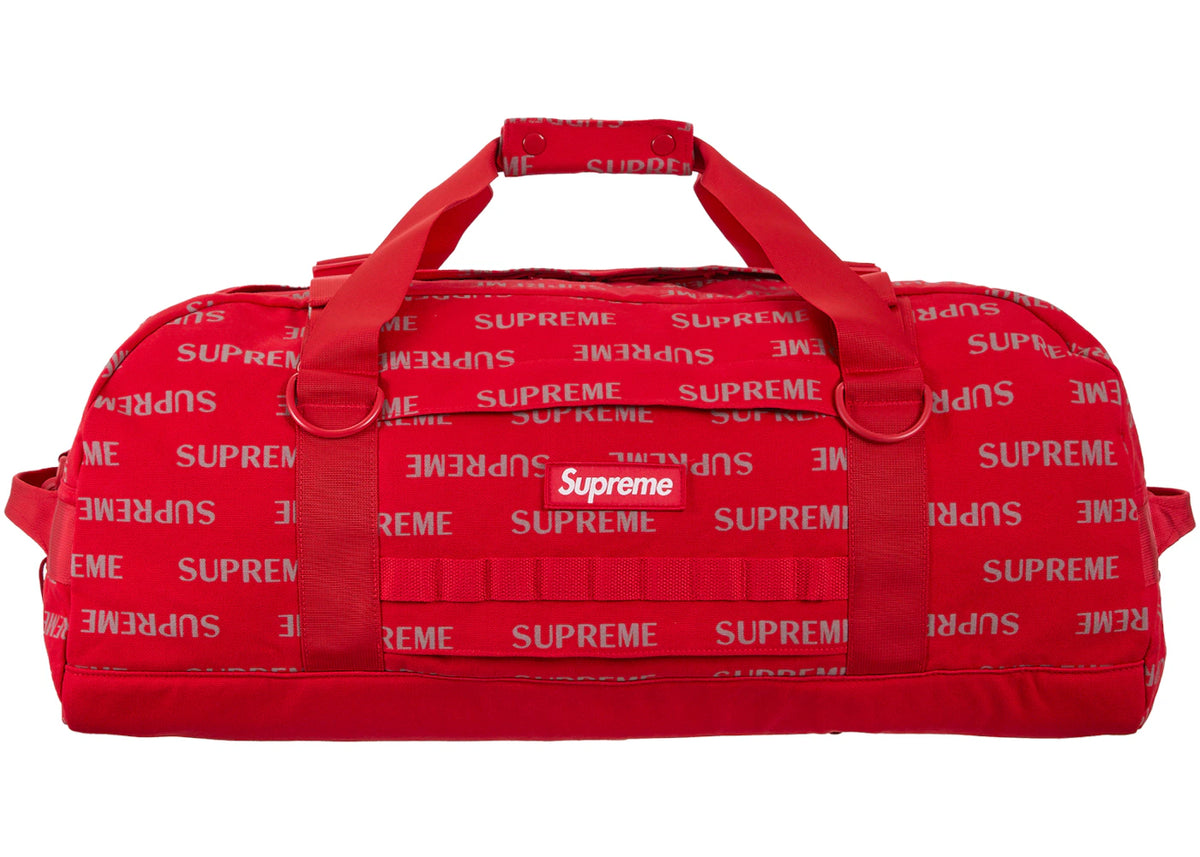 Supreme Large Duffle Bag (FW26) Red -1