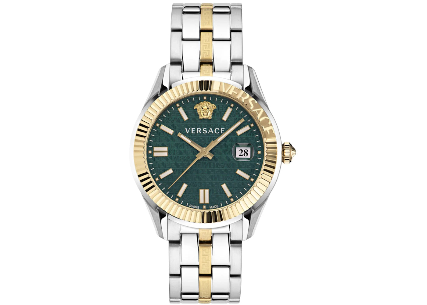 Versace Greca Time VE3K00422 (Green Guilloche) -1