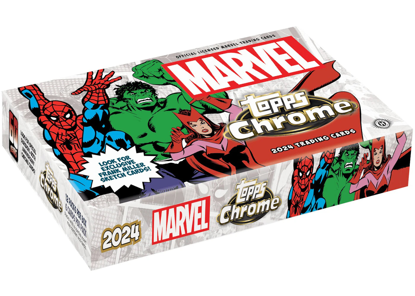 2024 Topps Marvel Chrome Hobby Box -1