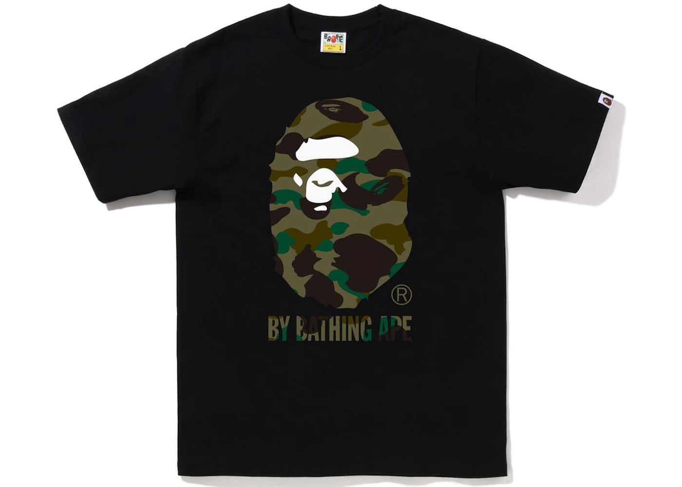 BAPE 1st Camo By Bathing Ape Tee Black/Green -1