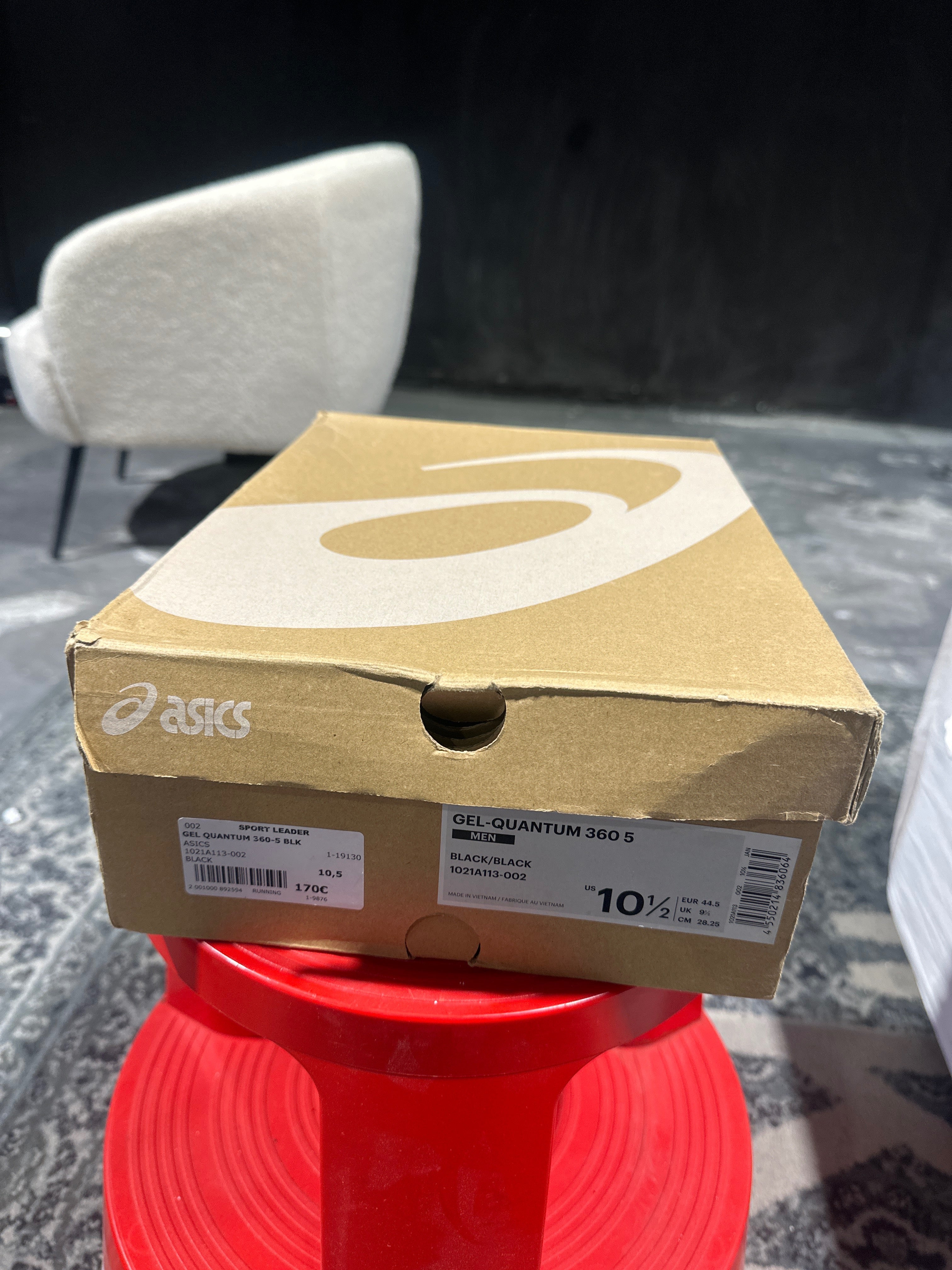 Asics Gel Quantum 360 5 'Black'-Box-Label