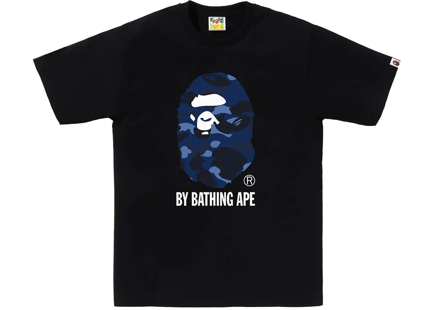 BAPE Color Camo By Bathing Ape Tee (FW24) Black/Navy -1