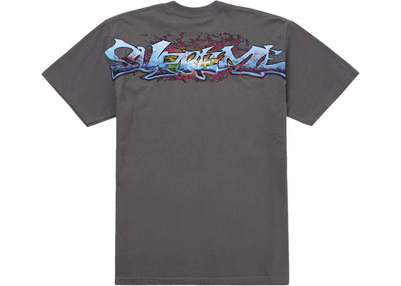 Supreme Tag Tee Charcoal -1