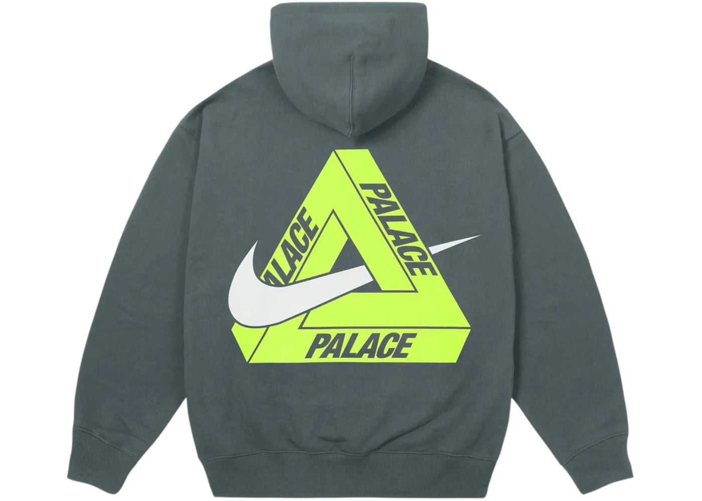 Palace x Nike Tri Swoosh Hood Charcoal -1