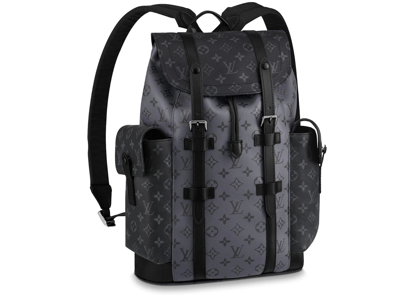 Louis Vuitton Christopher Monogram Eclipse Reverse PM Gray -1