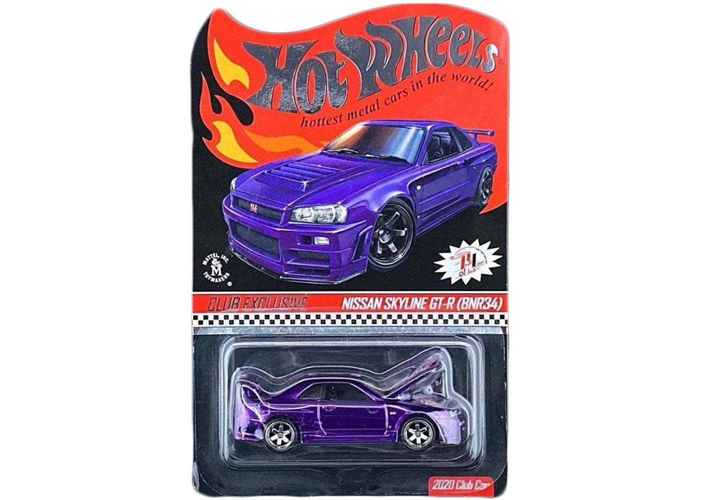 Hot Wheels RLC Nissan Skyline GT-R (R34) Spectraflame Purple -1