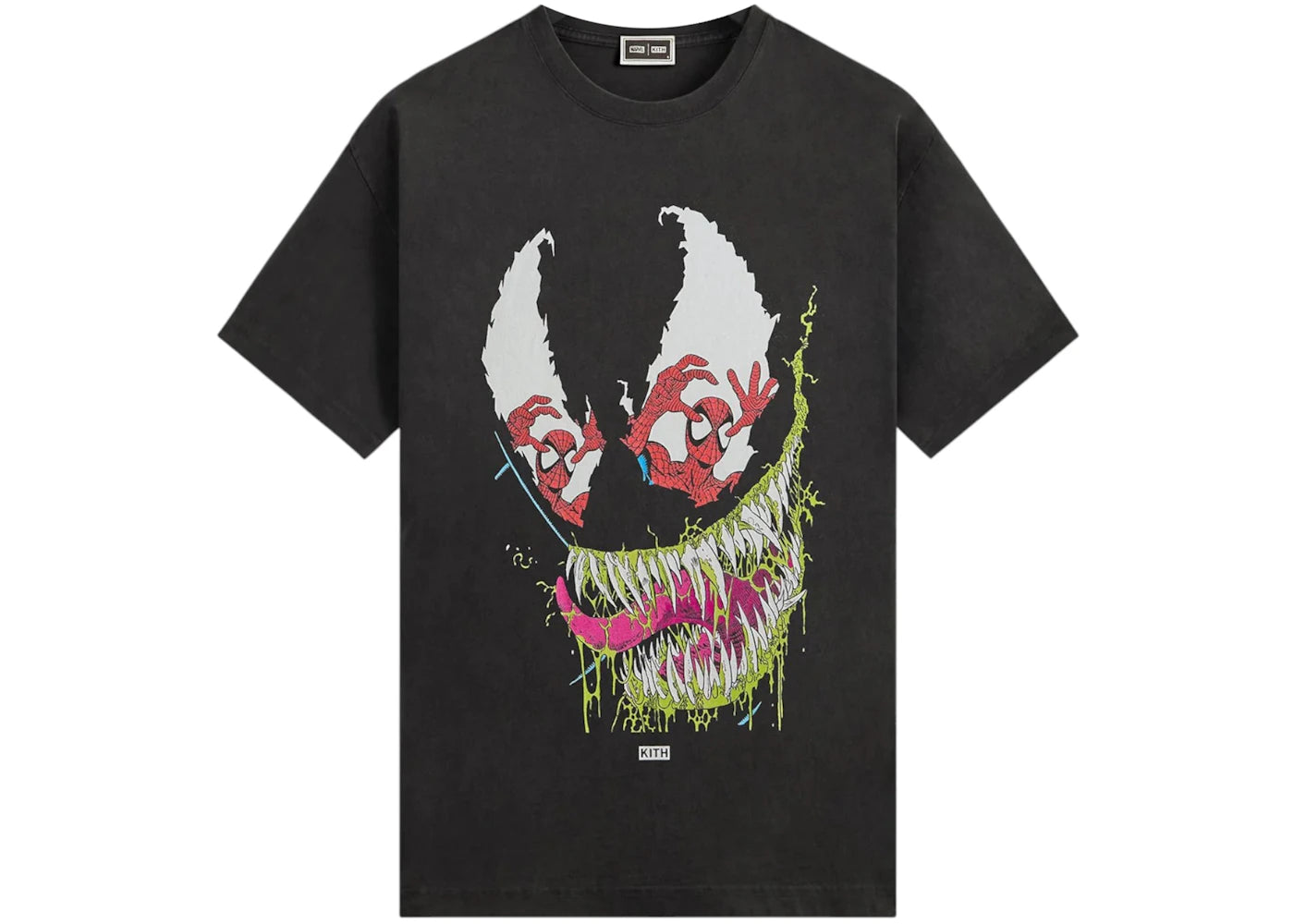 Kith x Marvel Venom Vintage II Tee Black -1