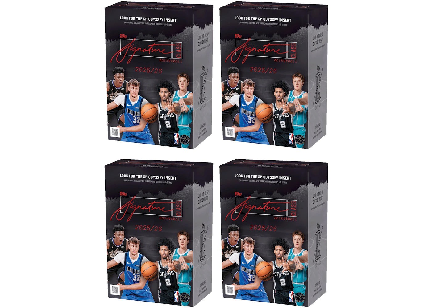 2025-26 Topps Signature Class Basketball Value Box 4x Lot -1