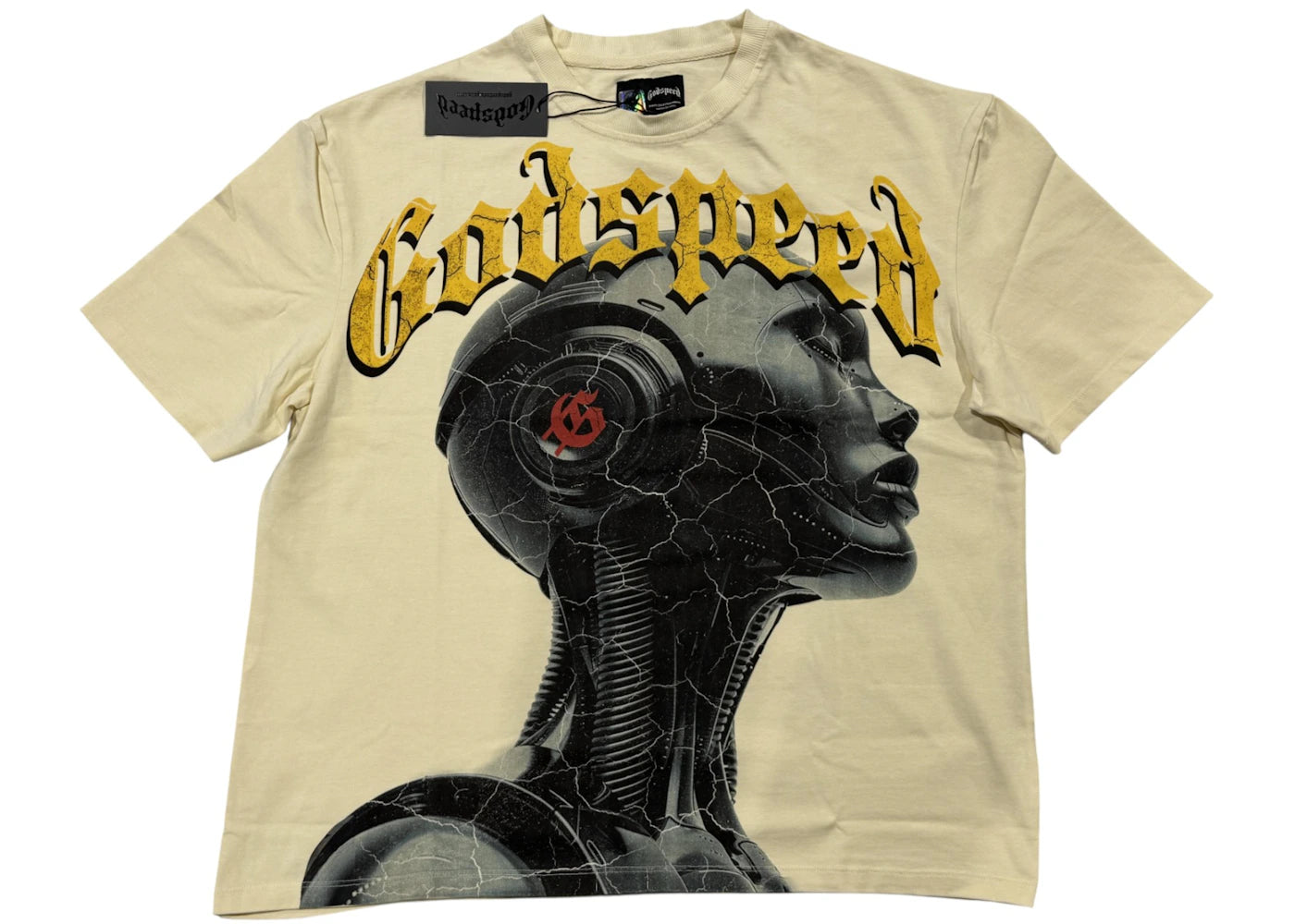 Godspeed Alexa Out Of Many One (Limited out of 555) T-shirt Bone -1