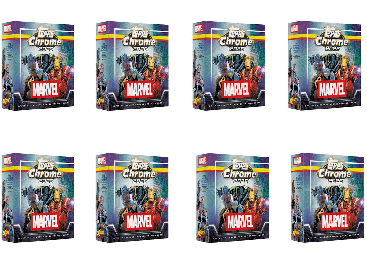 2026 Topps Chrome Marvel Comics Mega Box 8x Lot -1