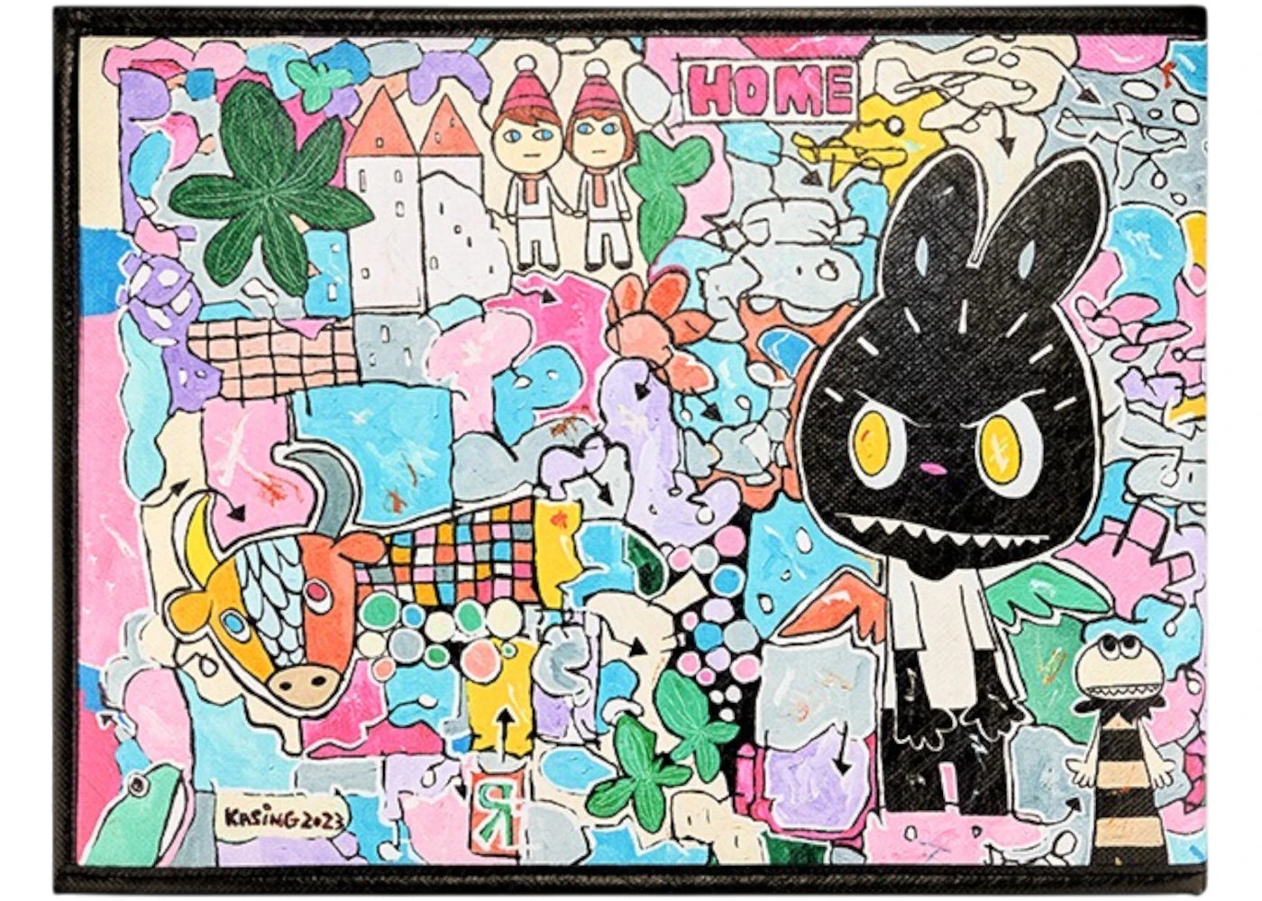 Pop Mart The Monsters Labubu 10th Anniversary Series Laptop Bag -1