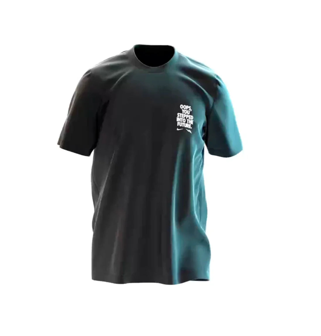 RTFKT × Nike Dunk Genesis OOPS T-shirt "Black" Front