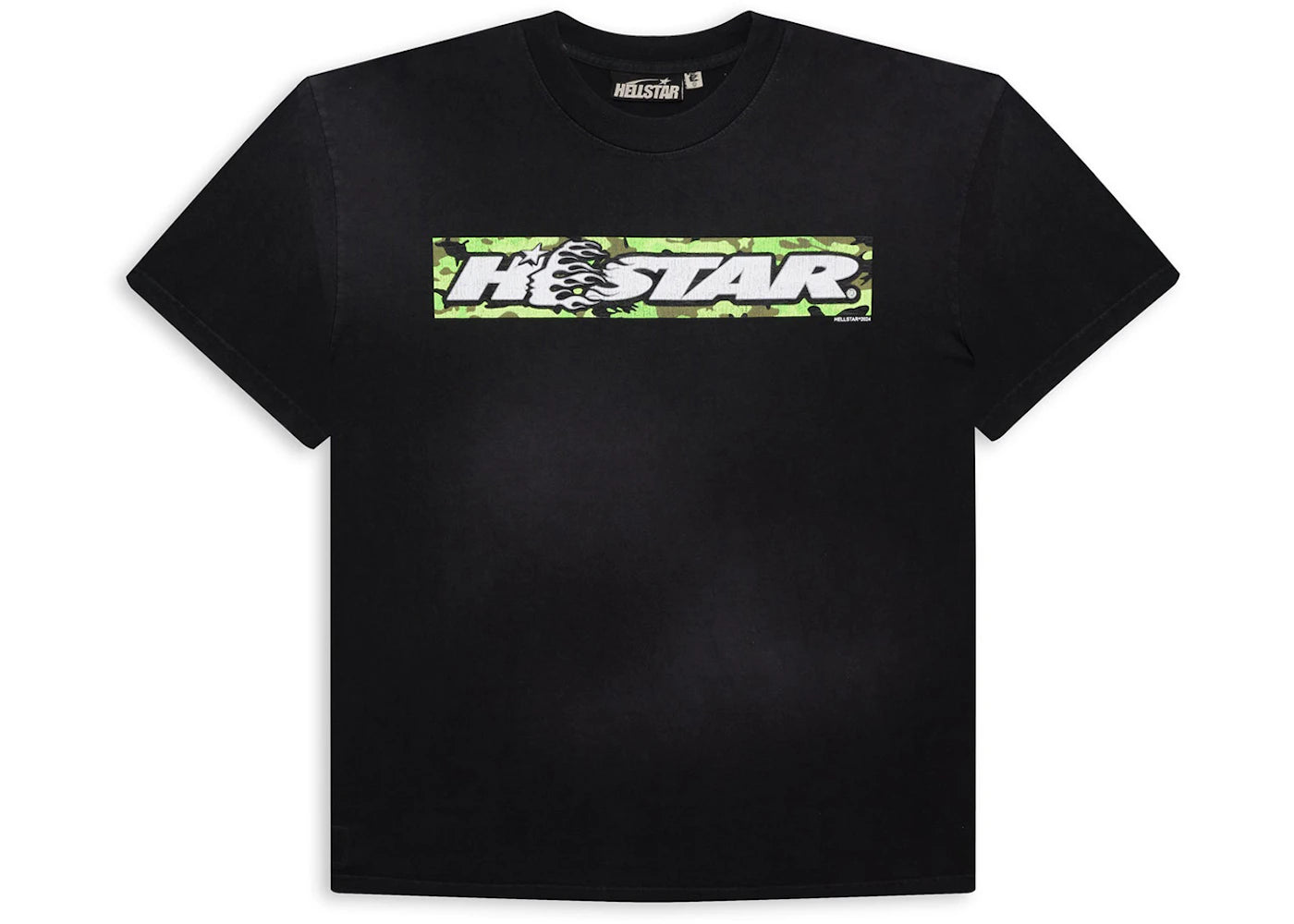 Hellstar Box Logo T-Shirt Green -1